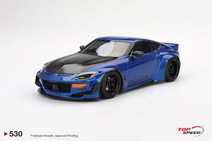 Top Speed TS0530 Nissan Z (RZ34) Pandem Seiran Blue