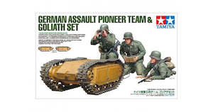 Tamiya 35: Tamiya 35357 German Assault Pioneer Team & Goliath Set - 1/35