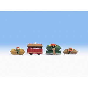 Noch Figures Ho: Noch 14874 HO Funeral Accessories