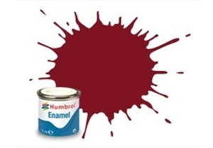 Humbrol Enamel: Humbrol 133 Satin Brown
