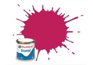 Humbrol Enamel: Humbrol 51 Metallic Sunset Red