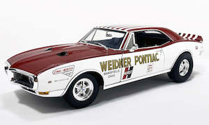 ACME 1805221 1968 Pontiac Firebird First Ram Air II - Weidner Pontiac Drag Car