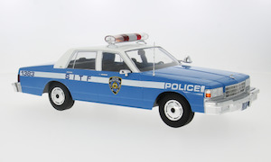 Model Car Group 18360 Chevrolet Caprice Police Car 1987 NYPD
