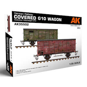AK-Interactive AK35502 German Railway Covered G10 Wagon - 1/35