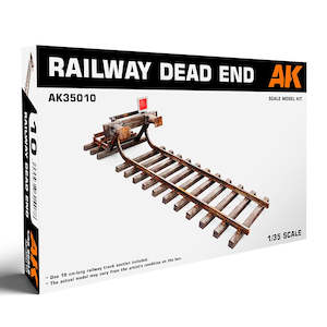 AK-Interactive AK35010 Railway Track Dead End