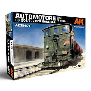 Ak Interactive Military Kitsets: AK-Interactive AK35009 Automotore FS206/207/208 Sogliola Rail Shunter - Tren de Maniobras