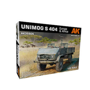 Ak Interactive Military Kitsets: AK-Interactive AK35505 Unimog S 404 Europe & Africa - 1/35