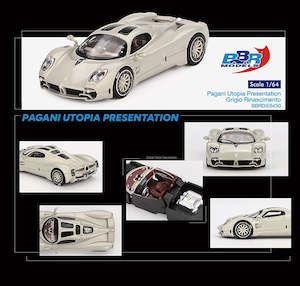 Bbr Models: BBR 6430 Pagani Utopia – Presentation – Grigio Rinascimento