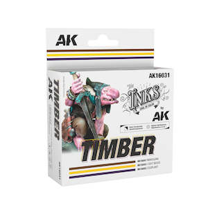 Ak Interactive The Inks: AK-Interactive AK16031 Inks – Timber