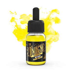 Ak Interactive The Inks: AK-Interactive AK16044 Inks  - Flouro Yellow