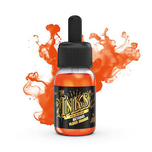 Ak Interactive The Inks: AK-Interactive AK16043 Inks – Fluoro Orange