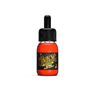 Ak Interactive The Inks: AK-Interactive AK16009 Inks – Blood Scarlet 30ml