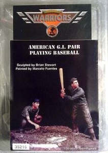 Eduard Photoetch: Warriors WA35216 American G.I. Pair Playing Baseball