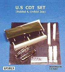 Eduard Photoetch: Legend LF1013 US Cot Set – 4 Folded, 2 Unfolded