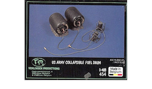 Eduard Photoetch: Verlinden 454 US Army Collapsible Fuel Drum - 1/48 Scale