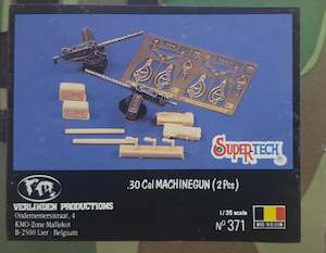 Eduard Photoetch: Verlinden 371 .30 Cal Machine Gun (2 Pcs)