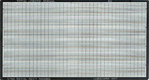 Eduard Photoetch: Eduard 99009 Royal Navy Railing 1/700
