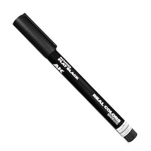 Ak Interactive Real Colors Markers: AK-Interactive RCM033 Flat Black Marker