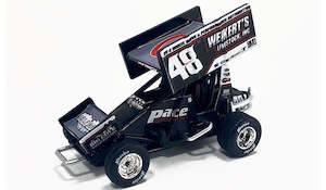 Acme Sprint Cars 50th Scale: ACME 5024017 2024 #48 Gary KauffMan Racing Sprint Car - Danny Dietrich