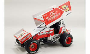 ACME 5024002 2024 #5w Old Milwaukee Sprint car - Lucas Wolfe