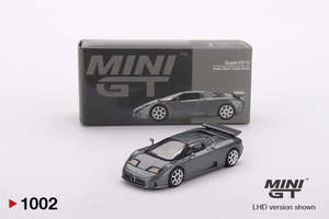 Mini GT 1002 Bugatti EB110 Super Sport Grigio Scuro
