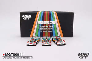 Mini Gt: Mini GT S0011 Porsche 963 Porsche Penske Motorsport Team Set
