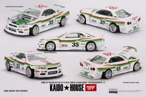 Mini Gt: Mini GT G167 Nissan Skyline GT-R (R34) TAMIYA x KAIDO HOUSE "TheGRASSHOPPER" V1