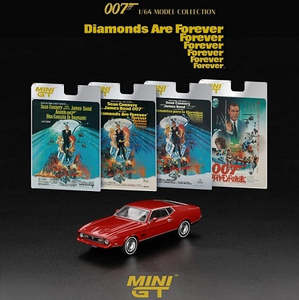 Mini Gt: Mini GT 905-007E Ford Mustang Mach 1 "Diamonds Are Forever"
