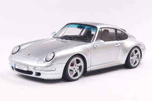 Solido 1 18th Scale: Solido 1810103 Porsche 911 (993) 4S 1996 Polar Silver