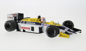 Model Car Group 18626F Williams FW11 #6 "Piquet" 1986 Brazil GP