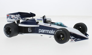 Model Car Group 18619F Brabham BT52 Parmalat #6 "Patrese" 1983 South Africa GP
