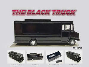 American Diorama: American Diorama 70201 Food Truck Series- Black