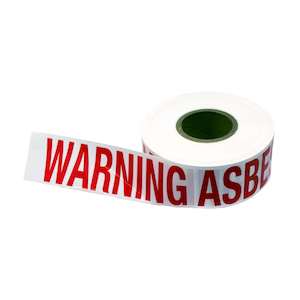 Site Safety: Asbestos Warning Barrier Tape, 300m Roll