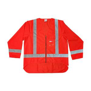 Personal Safety: Hi Vis TTMC Long Sleeve Vest, Orange