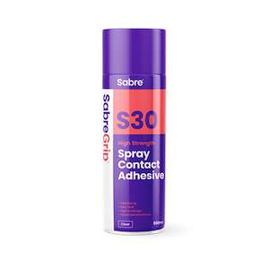 Adhesives And Sealants: Sabre Grip S30 Aerosol Contact Adhesive, 500ml