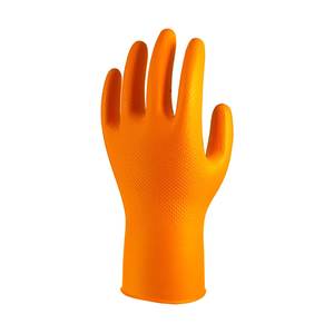Diamond Grip 098 Orange Nitrile Gloves, 100 Pack