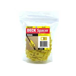Deck Spacer 4mm 100 Pack - For Timber Decking, Tiles & Pavers