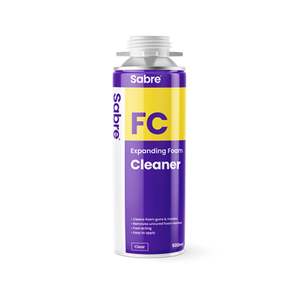 Construction: Sabre FC Expanding Foam Cleaner, 500ml Aerosol, Carton of 12