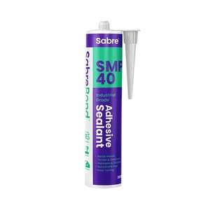 Construction: Sabre Bond SMP40, Universal Adhesive/Sealant, 300ml Carton of 12