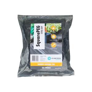 SquarePeg Weedmat Pins – Heavy Duty Ground Cover Pegs