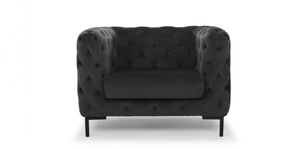 Armchairs: Chesterfield Button Armchair Button NZ Contempa Furniture NZ