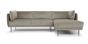 August: Soho Chaise RHF - Taupe Contempa Furniture NZ