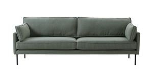 3 Seater Sofas: Benji 3 Seater Sofa - Sage Otago Immediate Delivery NZ Contempa Furniture NZ