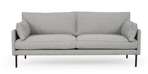 2.5 Seater Sofas: Benji 2 Seater Sofa - Natural Stitch Contempa Furniture NZ