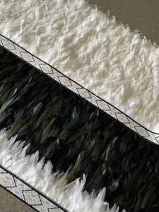 Bride & Groom Wedding Korowai Combo Black | Adult (Half)