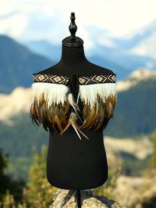 Adults Large Quarter Pre Made Korowai  - Akeelah Tan Rangitāmiro