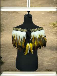 Adult Large Quarter Pre Made Korowai  - Akeelah Yellow Moroki