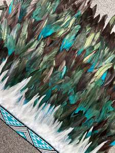 Childs Pre Made Available Now: Child's Pre Made Size 1 Korowai Turquoise & Brown