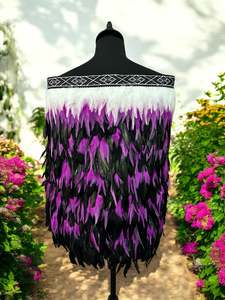 Childs Pre Made 4-5yr Korowai - Alaia Lavendar Moroki