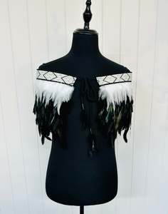 Wedding Korowai 1: Akeelah | Black  | Korowai | Adult (Quarter)